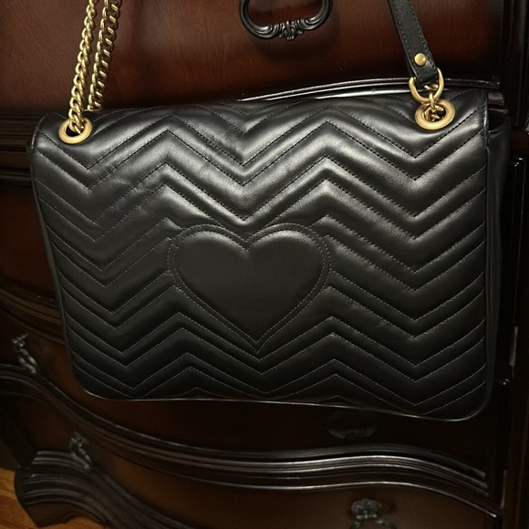Gucci Gg marmont large handbag new - Picture 4 of 16
